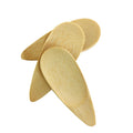 Wholesale Household Eco Friendly Wooden Coffee Scoop Short Handle Bamboo Tea Spoon