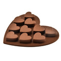 FREE SAMPLE Chocolate Molds Silicone Ice Cube Tray Heart Shape Chocolate Molds
