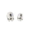 10MM 316 Stainless Steel Cross Wire Rope Clip Clamp Fitting for Wall Trellis System