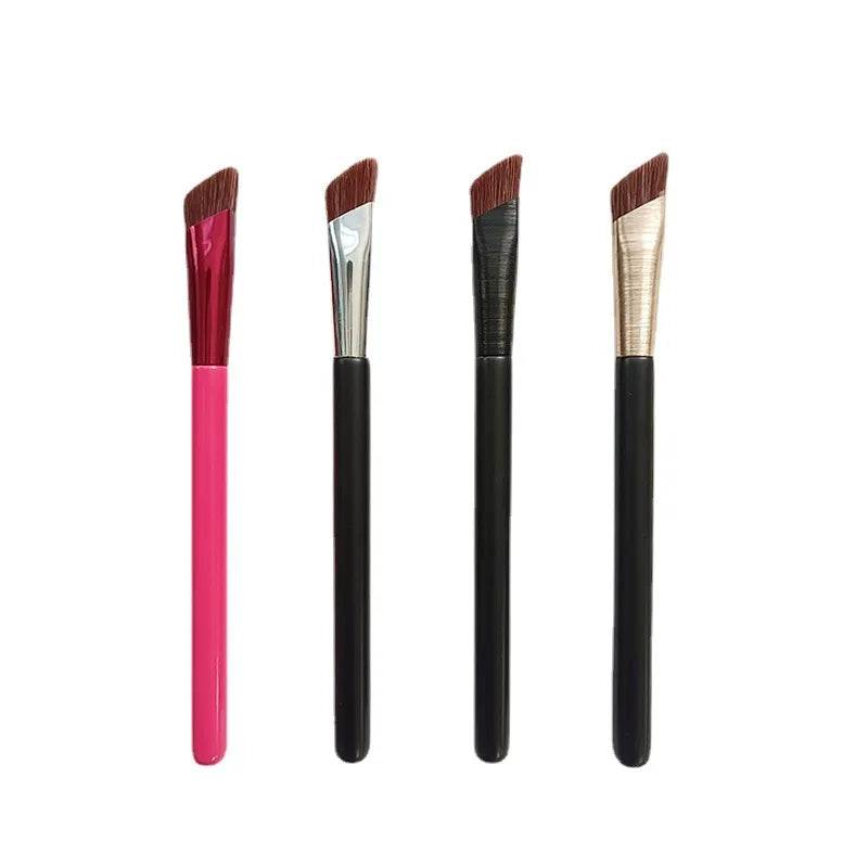 HMU Multifunction Squared Eyebrow Brush and Concealer Brow Brush Wide Angle Square Alori Smooth Canvas Concealer Brush