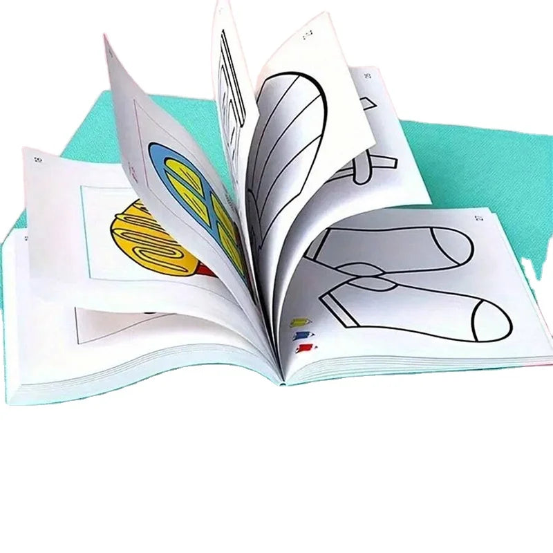 Custom Drawing Little Sticker Kittens Cardboard/Corrugated Board Sticker Manga Kids Painting Book