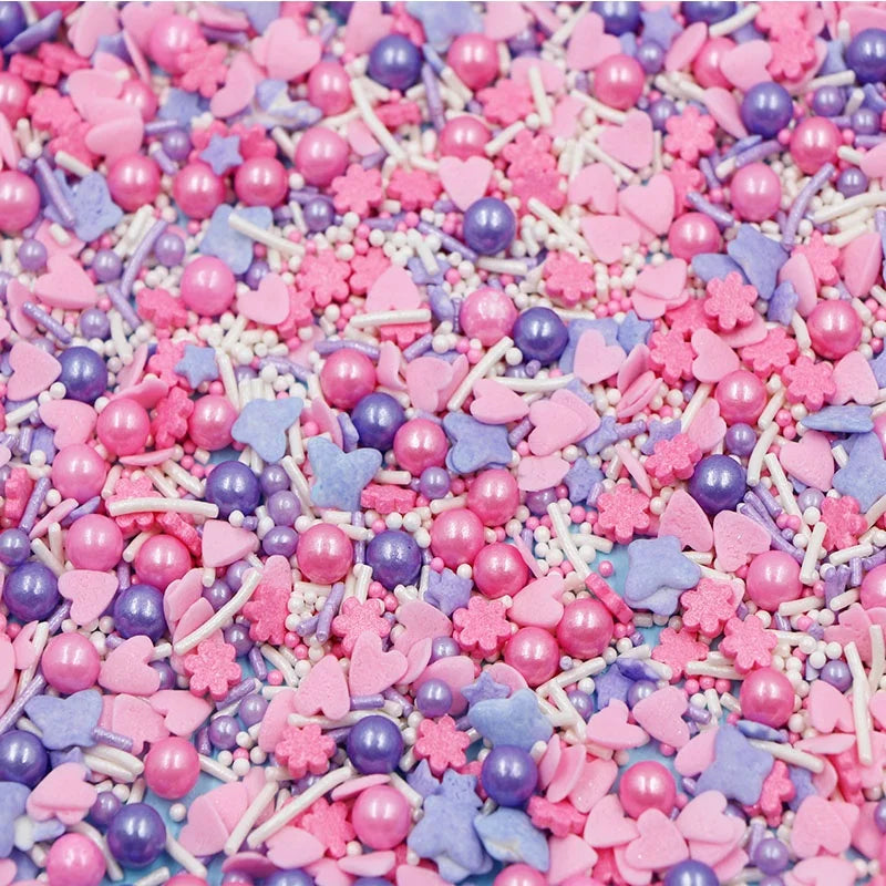 Wholesale Cheap Price Mixed Size Solid Artificial Color Cake Sugar Sprinkles in Bottle