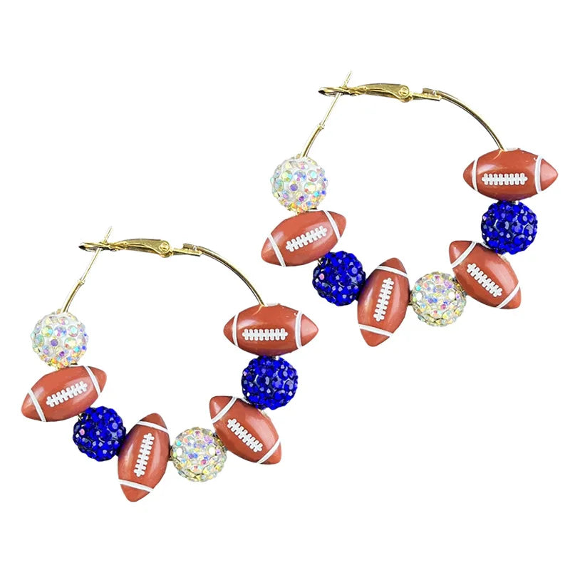 Football Earrings for Women - Sports Jewelry - Game Day Football Earring EAR100046