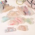 QIYUE Acrylic Star Clip Small Fresh Back of the Head Plate Hair Clip Shark Clip Hair Accessoriesories