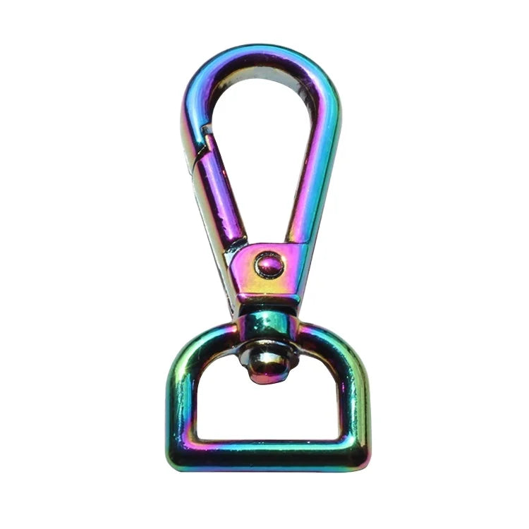 Custom Zinc Alloy rainbow Swivel Spring Snap Clip Bag Strap Hook