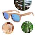RB-01 Custom Logo Mirror Ime Protection Color Lenses Bamboo Fashion Wooden Sunglasses