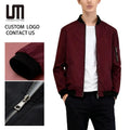 Custom Logo Wholesale Men Casual Autumn Winter Hip Hop Slim Fit Streetwear Plus Size 5XL Baseball Coats Bomber Jacket
