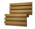High Quality Waterproof Composite Wood Exterior Wall Board for Backyard Modern Design Brushed Technics for Outdoor Application