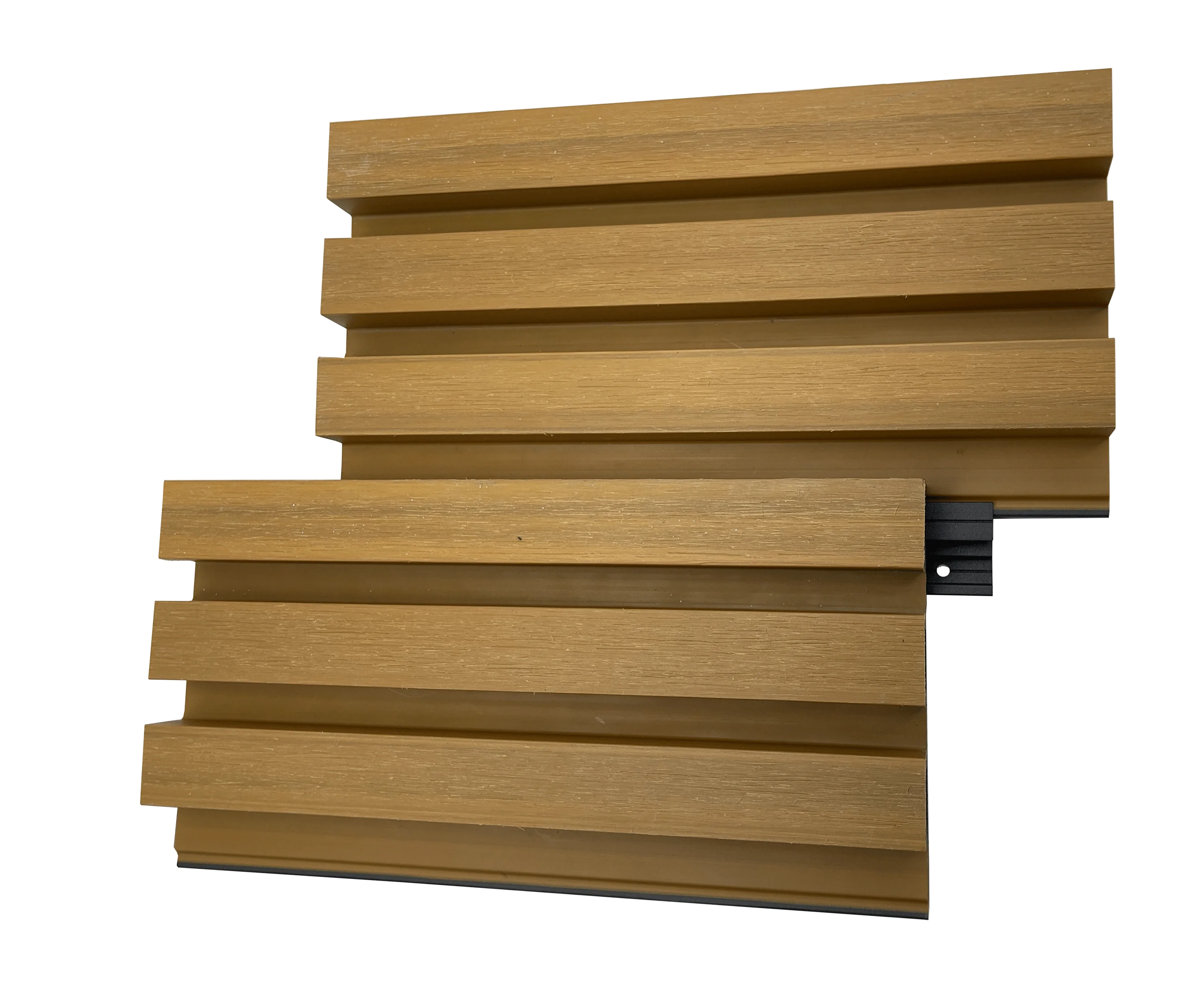 High Quality Waterproof Composite Wood Exterior Wall Board for Backyard Modern Design Brushed Technics for Outdoor Application