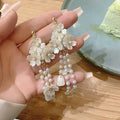 Fashion Flower Tassel Earrings for Women Jewelry Shop Wholesale N2311112