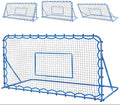 7x3.7FT Soccer Rebounder Net Quick-Switch Angle Soccer Training for Control Passing Practice Easy Setup Rebounder Gifts Aids