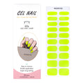 Huizi Nail Supplier Gel Nail Wraps Non-Toxic Long Lasting Colorful Semi Cured Gel Nail Stickers MegaBDM
