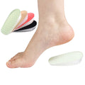 Comfort Insoles for High Heel Pads-Height Boosting Invisible Shoe Lifts with Transparent Skin Color PU & Gel Material