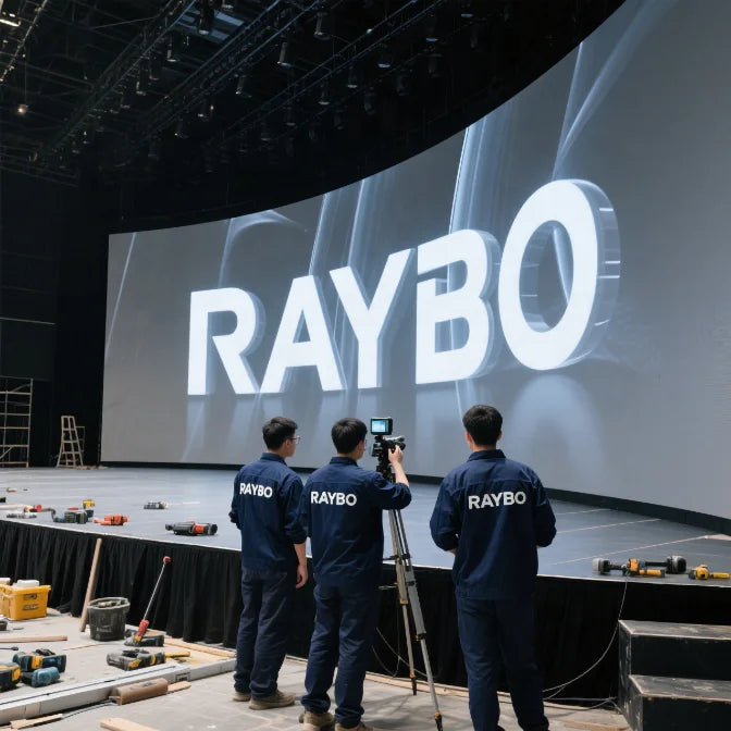 RAYBO P3.91 P4.81 Outdoor LED Display for Shopping Mall High Brightness Background LED Wall for Live Performance Rental LED IP65