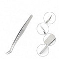 ELITER Top Quality Stainless Steel Volume 45 Degree Tweezer Custom Lash Extens Tweezer Lash Tweezer
