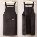 Custom Printed Wear-resistant Tool Reusable Restaurant Apron Work Chef Kitchen Chef Cooking Apron with logo