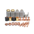 HPR130 260 400 Copper Plasma Consumables 220187 220192 220435 220182 220188 220193 220439 220183 220189 220353 220635 220747