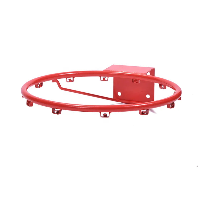 Hot Selling  Solid Iron Hanging Basketball Hoop With Net Basketball Rim