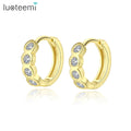LUOTEEMI Black Girl Brass Small Hoop Clip Earrings Factory Directly Cheap Jewelry Earring Necklace Wholesale