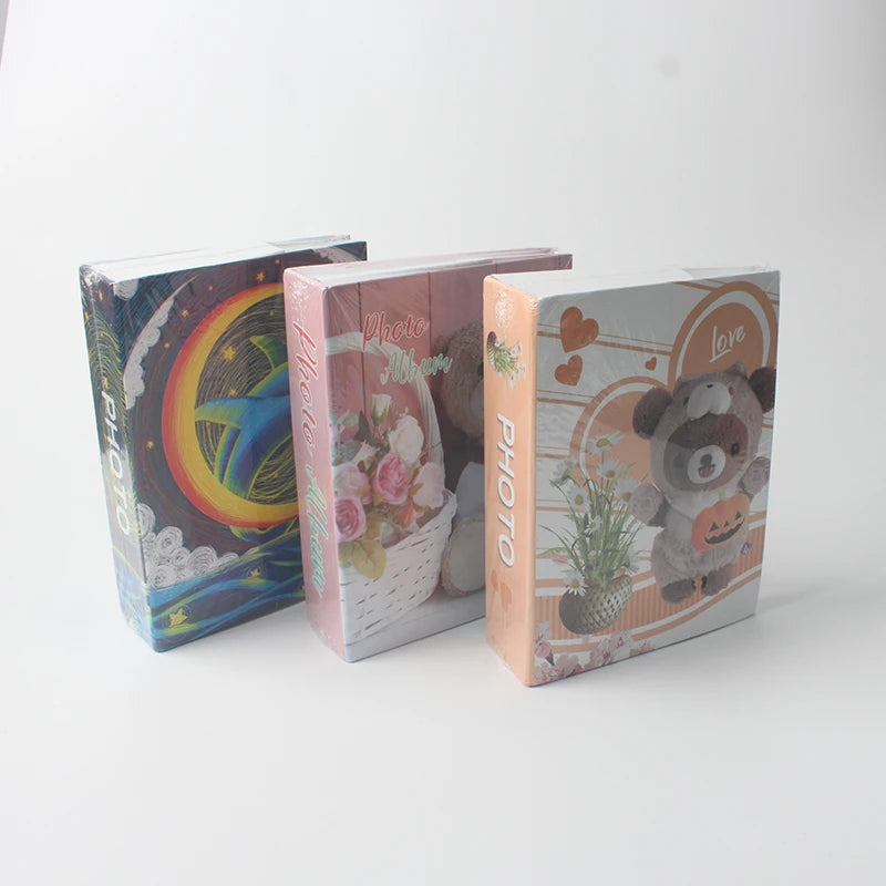 2023 Custom Printing Handmade Hard Paper Pocket Photo Albums Cheap 4x6 Mini Photo Album