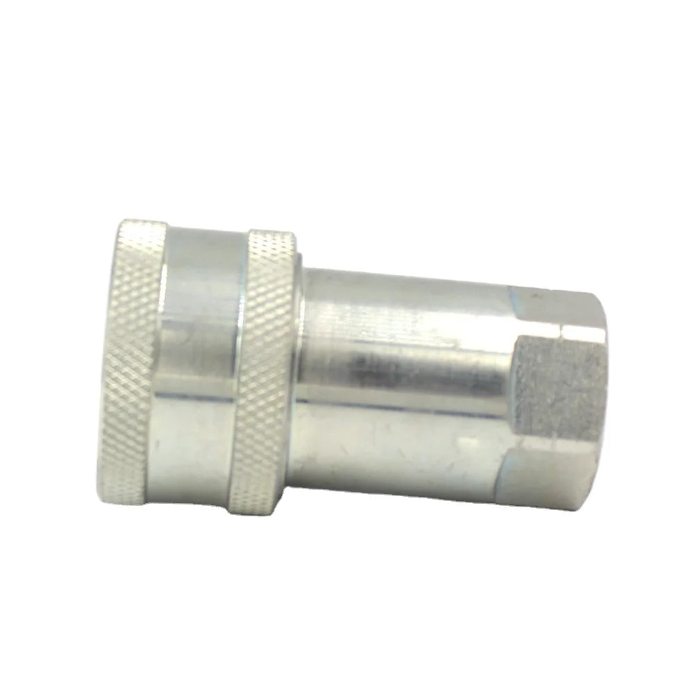 SALNYA 1/2" BSP NPT ISO7241 Carbon Steel High Pressure Smooth Surface New Hydraulic Hose Quick Coupling Socket Plug 3-Year