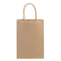 Customizable Classic Eco-Friendly Kraft Brown Craft Paper Gift Bag Patch Handles for Grocery Food Packaging Custom Sizes
