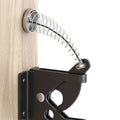 European and American Black Steel Fence Lock Guardrail Lock Latch Outdoor Fence Door Latch Self Locking Gate Gravity Latch