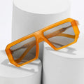 TEENYOUN Modern Large Sunglasses Nylon Lens Personality Irregularity Fashion One Piece Frame Trendy Ladies Sunglasses