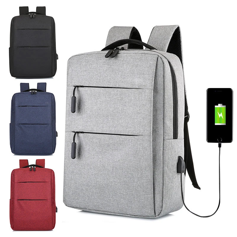 Waterproof Leisure Men Travel School Bags Custom High Quality Computer Business Laptop Backpack With Usb Charger Port