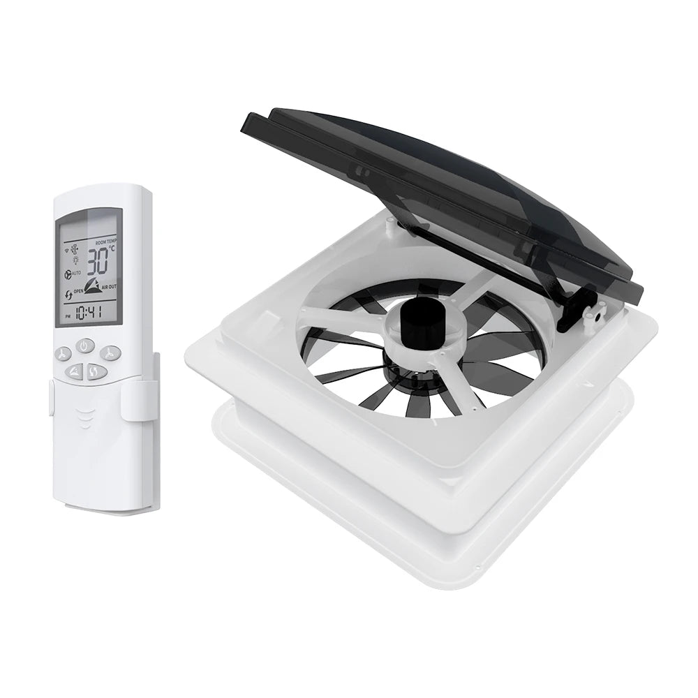 Top Grade DC 12V 24V Powered RV Roof Exhaust Fan Essential Exterior Accessory for RVs
