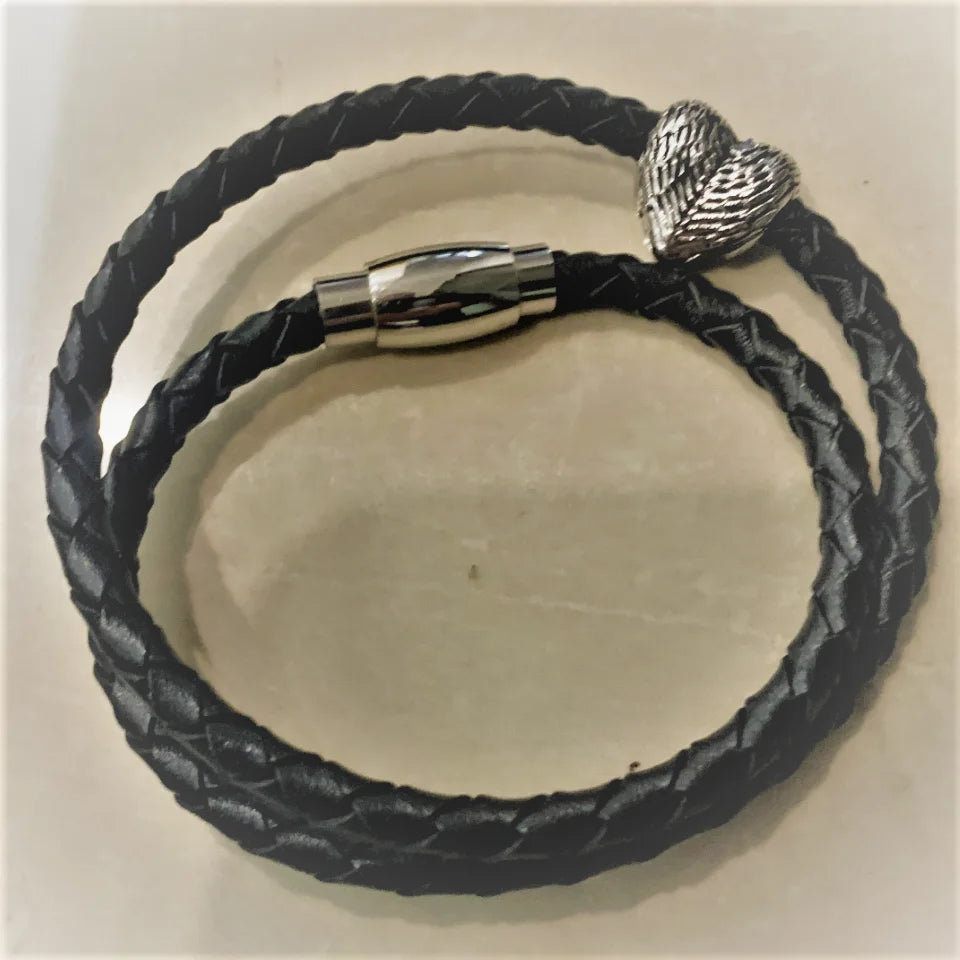 Cremation Jewelry Urn Stainless Steel Silver Plated Heart Design Bangle Bracelet Funeral Gift Memorial Keepsake Jewelry Souvenir
