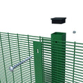Durable Heat Treated Anti Climb Eco-Friendly Powder Coated Metal 358 Security Wire Mesh Fence HUAWO HW-3 4.0mm 3''x1/2''