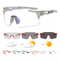 UV400 Men's Photochromic Cycling Sunglasses MTB Eyewear for Road Bike Sports Casual Outdoor Running Women's Eyewear for Casual