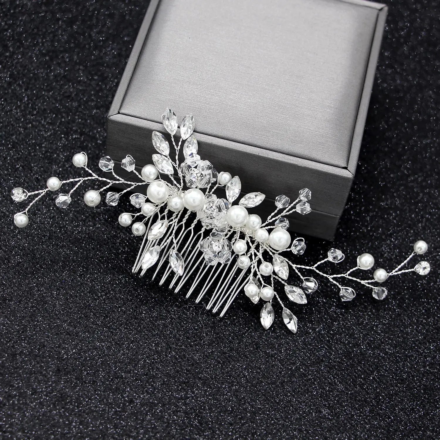 Hot Sale Rhinestone Crystal Hair Comb Wedding Dress Accessories Bridal Hair Jewelry Accessories