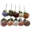 Wholesale Single Stem Silk Artificial Flowers Hydrangea in Bulk for Wedding Decoration