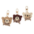 Promotion Mini Teddy Bear Toy Plush Bow Teddy Bear Doll Keychain Craft DIY Accessory Birthday Gifts Small Teddy Bear Key Chains