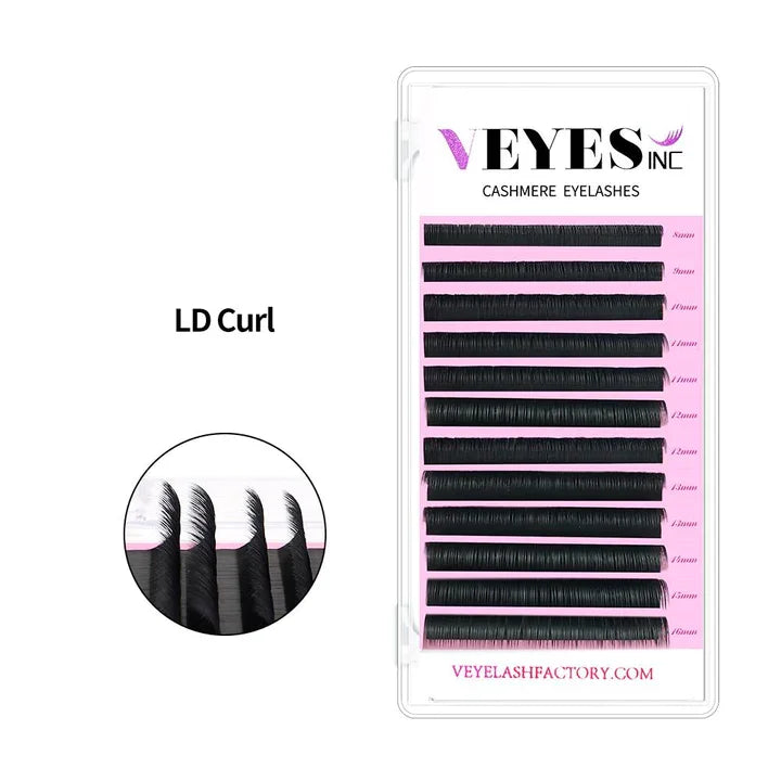 VEYES Auto Easy Fan Lash Extension 6-18mm Veyelash Bloom Eyelash Extension Custom Private Label Wholesale Price Matte False