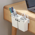 SHIMOYAMA Big Box Side Mounted Mini Hanging Storage Box White for JewelryCosmetic Brushes and Other Sundries