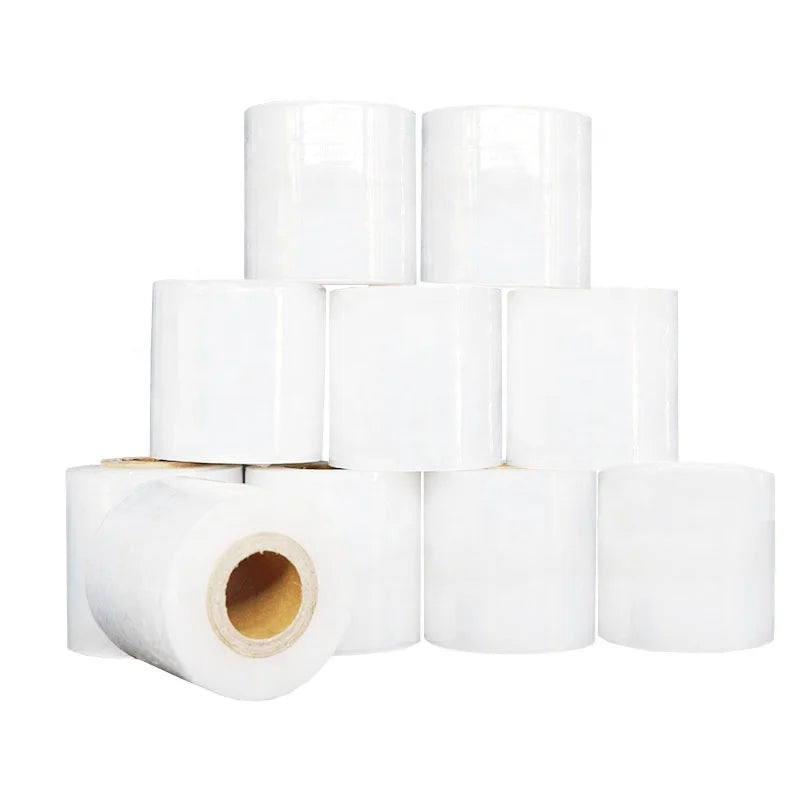 Clear Stretch Film 20 Mic Commercial Plastic Pallet Supplies Shrink Mini Wrap for Moving Shipping Packing