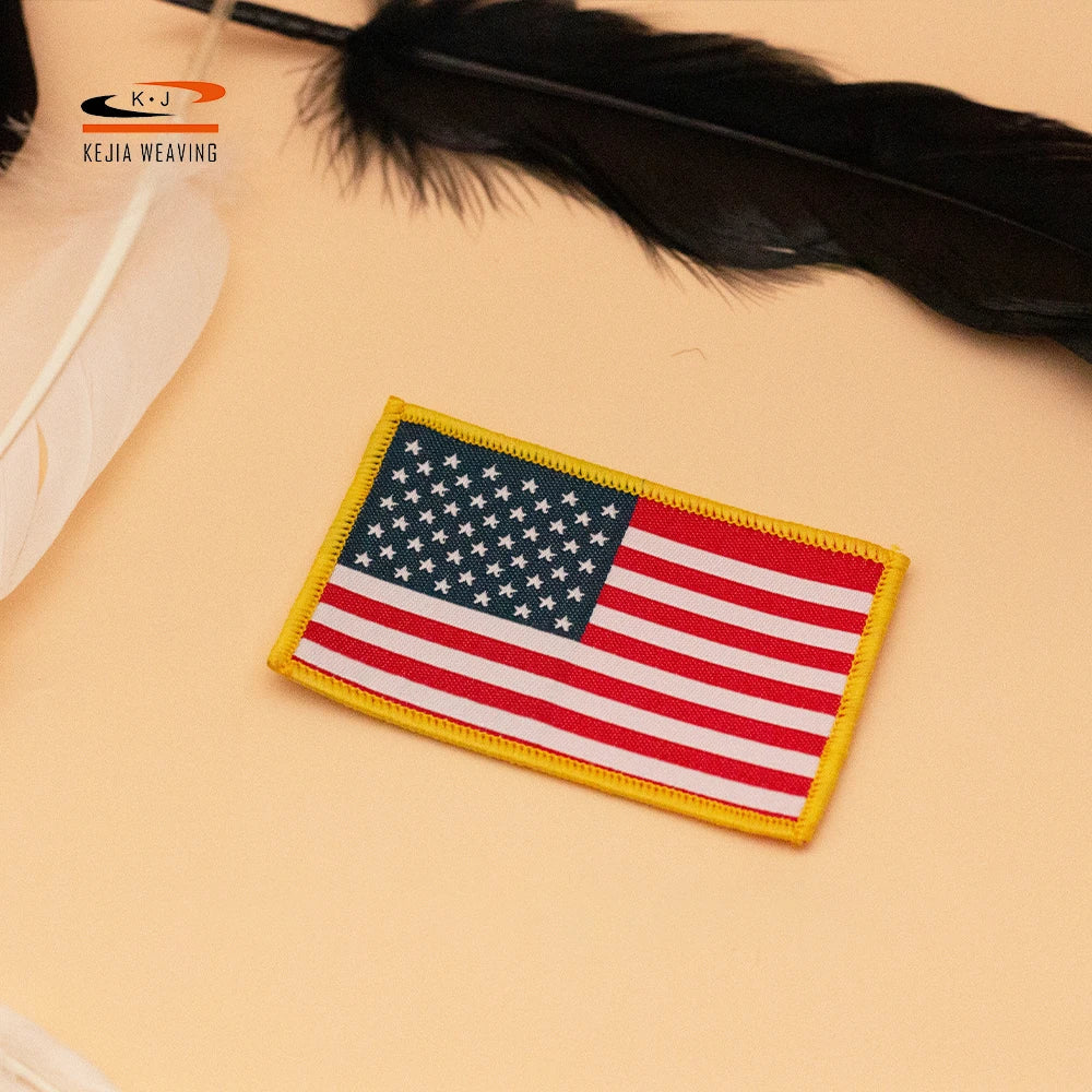High-end Good Quality Hot Sale China Made Custom Woven Patch