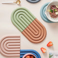 Custom New Kitchen Heat-Resistant  Unique Silicone Pot Mat Coaster Anti-scald Bowl Mat