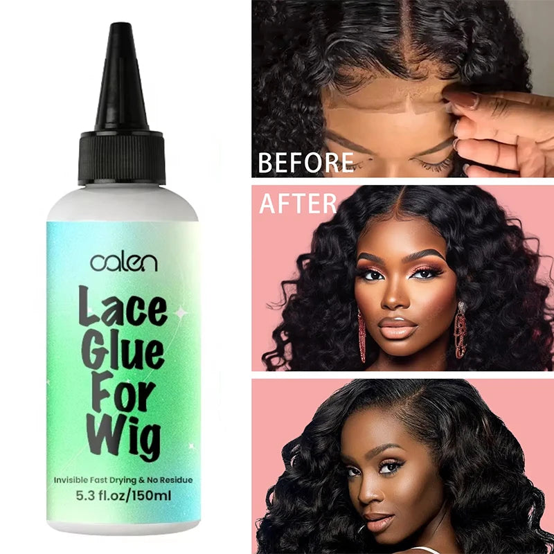 Oalen Lace Glue Waterproof Strong Hold Private Label Hair Bonding Glue Wig Adhesive Invisible clear Latex Free Sweat Resistant