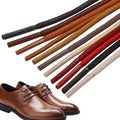 Quality 3mm Width Waxed Round Shoe Laces 50-180cm Casual Pair Leather Shoes 11 Colors Rope Shoelaces