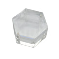 Fancy Clear Acrylic Hexagon Wedding Ring Box-Customized Size OEM/ODM Available 100 Pcs MOQ Model JYA01