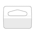 Clear Strong Adhesive Waterproof Food Grade PET Hang Tab for Sugar Candy Cake Bread