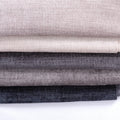 Available Ready Stock Chenille Linen Look Imitation Linen Faux Linen 100% Polyester Anti-static 150D Sofa Fabric