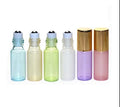 3ml 5ml Pearlescent Roller Ball Bottle Color Rollerball Bottle Sample With Gold Cap