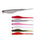 Soft Bait 130mm 7g 4pcs Fishing Worms Larvae Aritificial Wobblers Swimming Silicone Bass Bait for Jerking Fishing Tackle