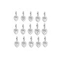 New Design Memorial Gift 925 Sterling Silver Angel Wings A-Z Letter Alphabet Beads Charms for Bracelet Jewelry Making