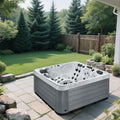 Sunrans 2-4 Person Modern Hot Tub Balboa Whirlpool Spa for Romantic Outdoor Evenings
